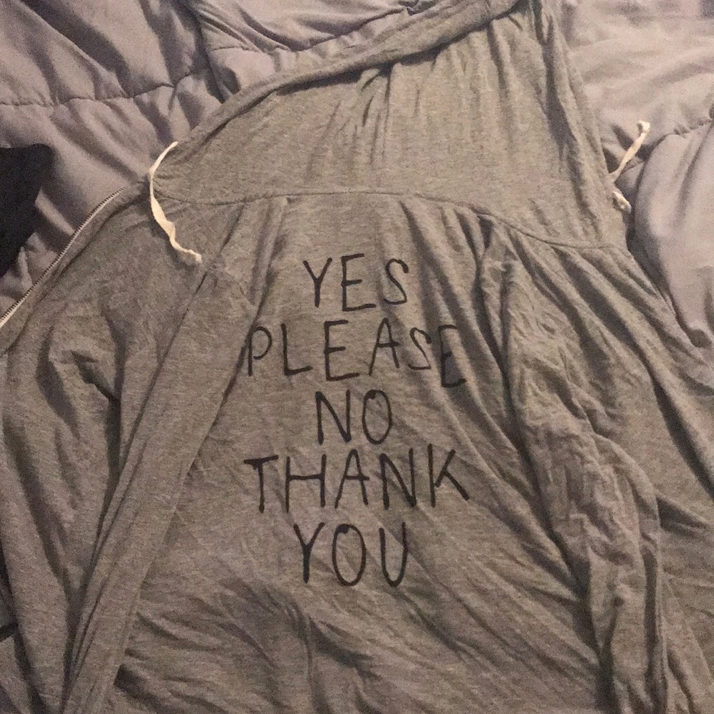 Forever 21 Graphic long sleeve hoodie